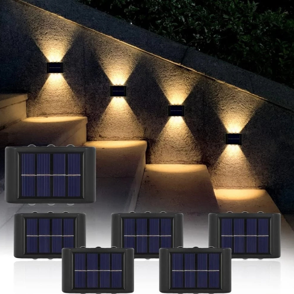 Lumine Solar Deco - Luminária de Parede LED com Energia Solar