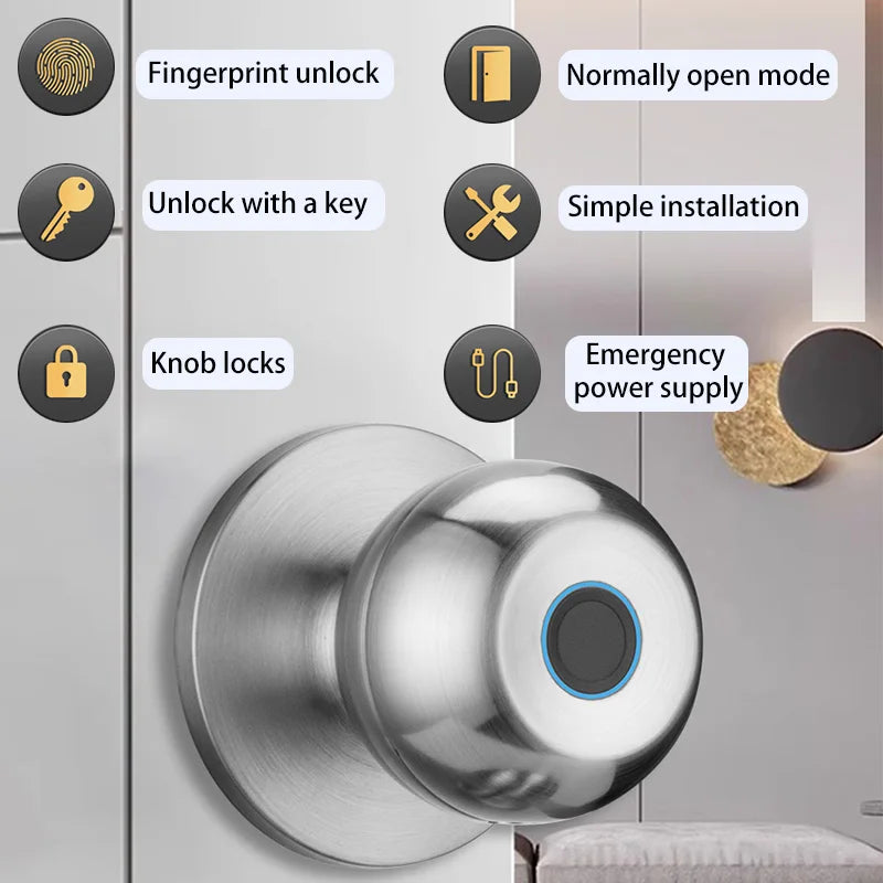 Fechadura Biométrica Inteligente com Bluetooth – Spazio Home