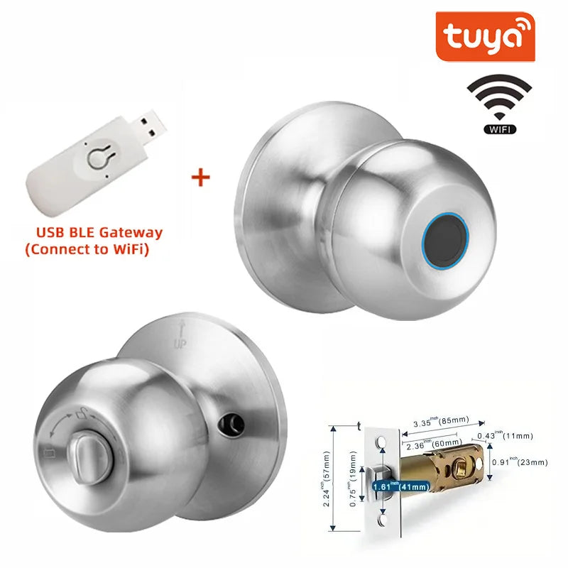 Fechadura Biométrica Inteligente com Bluetooth – Spazio Home