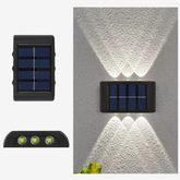 Lumine Solar Deco - Luminária de Parede LED com Energia Solar