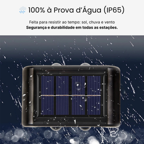 Lumine Solar Deco - Luminária de Parede LED com Energia Solar