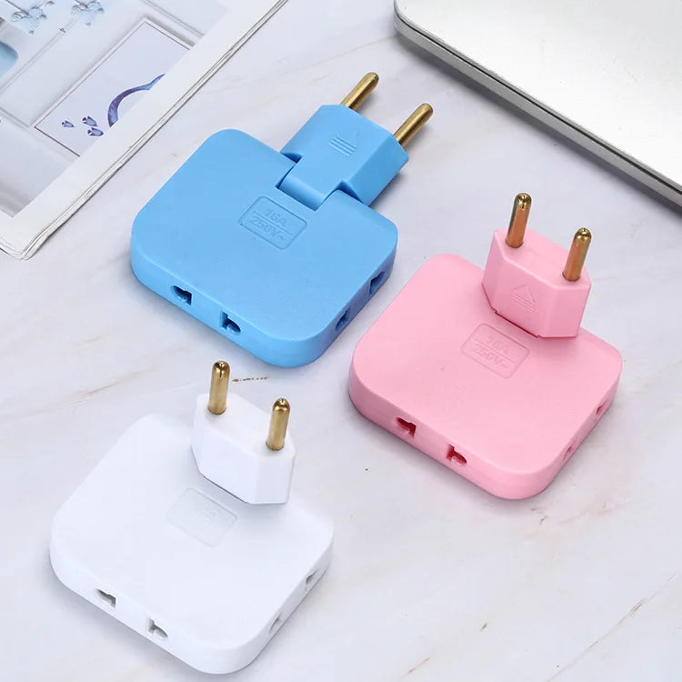 Adaptador 3 em 1 Rotativo 180° – Spazio Home