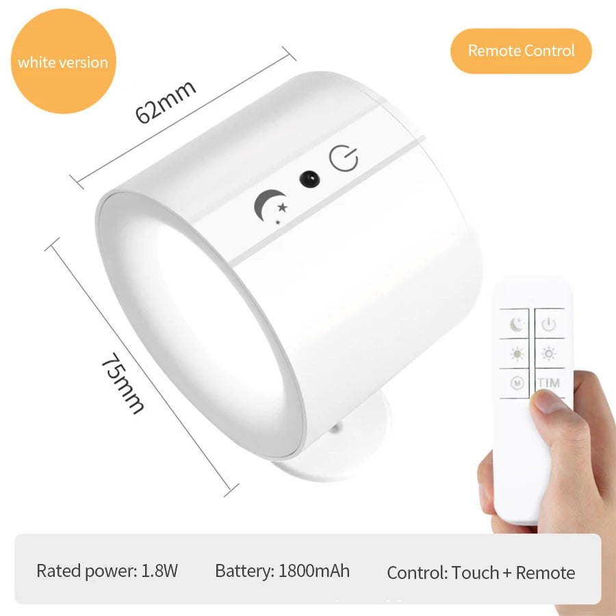 Luminária LED Magnética 2 em 1